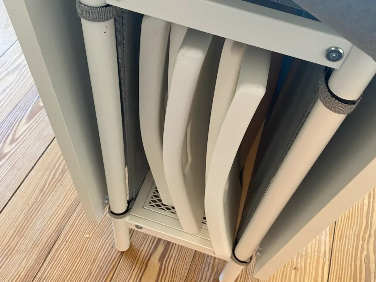 Billede 4 - Spisebord/klapbord i hvid