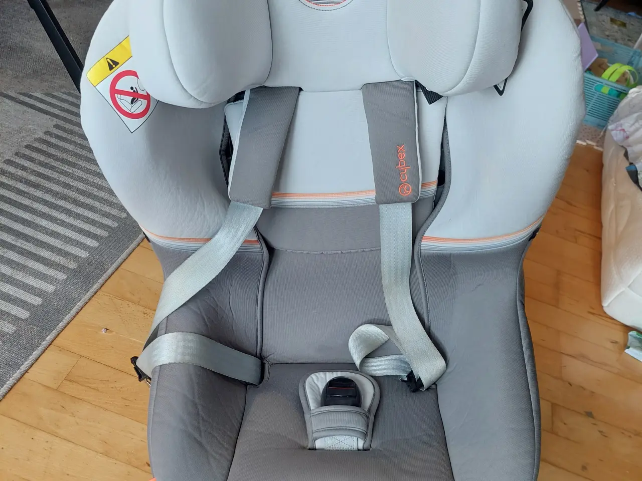 Billede 1 - Flot Autostol med base. max 18 kg
