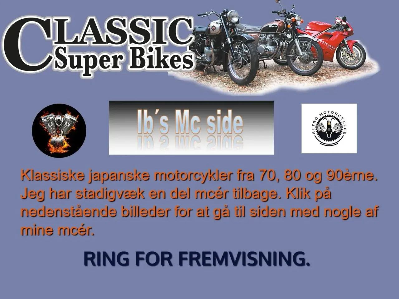 Billede 1 - klassiske japanske motorcykler sælges.