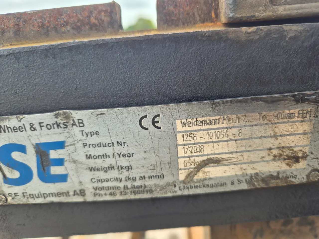 Billede 4 - SE Pallegafler med Weidemann skifte