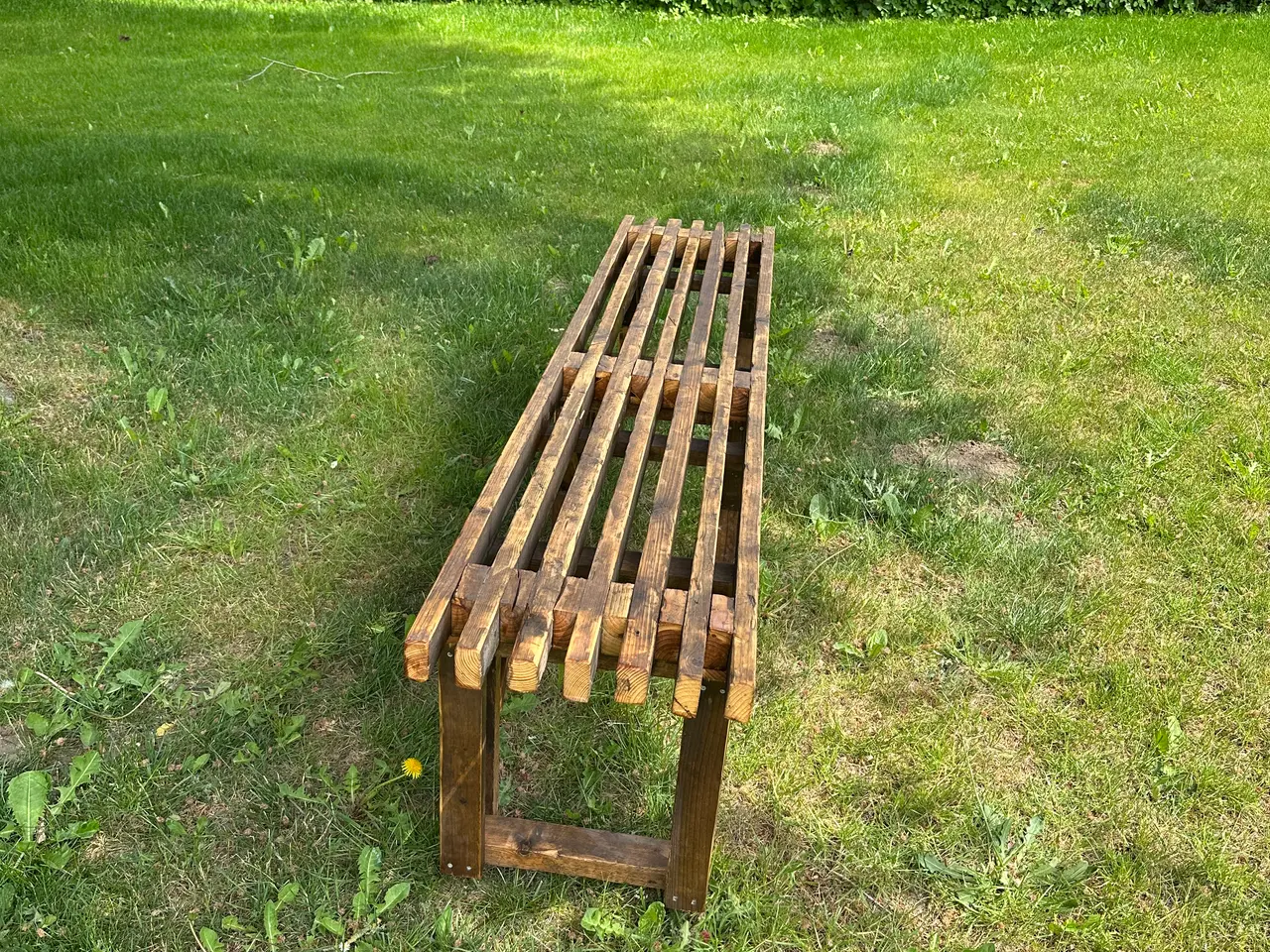 Billede 3 - Håndlavet designerbænk i genbrugstræ