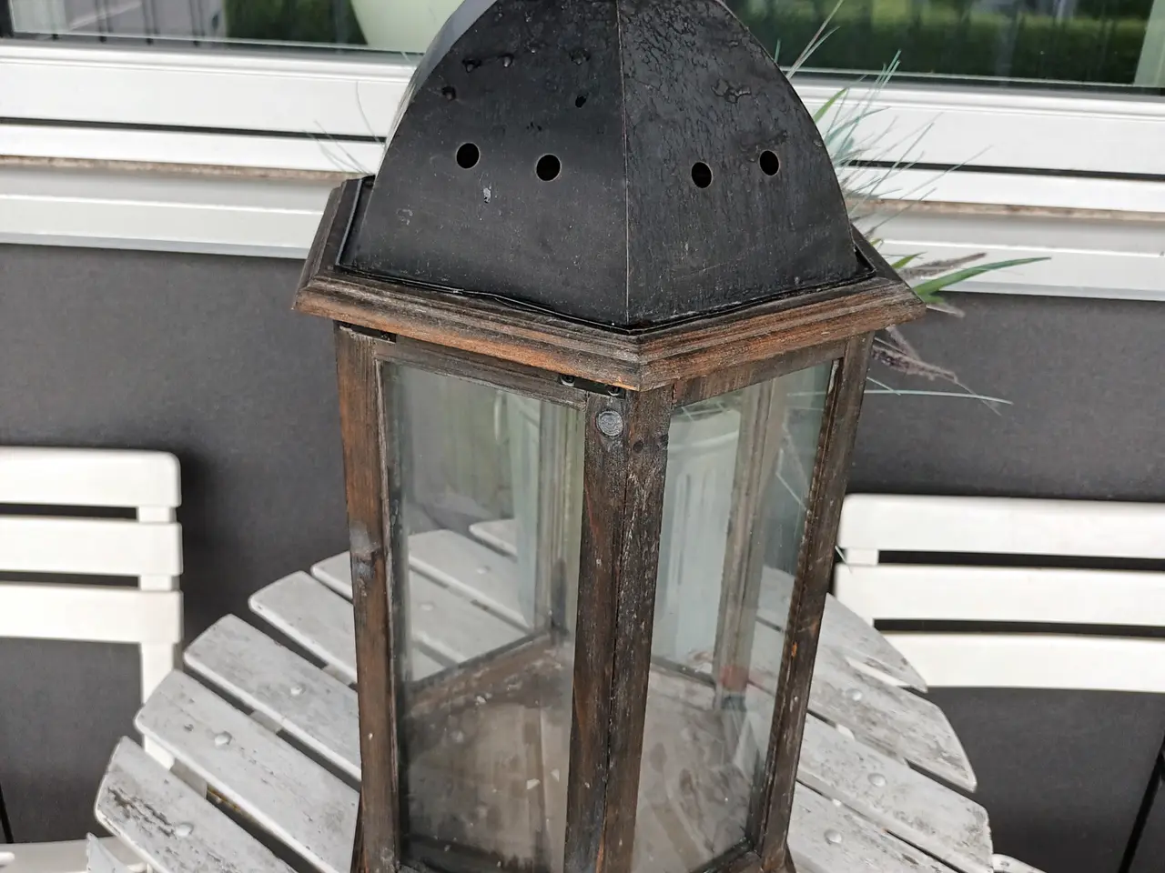 Billede 2 - SMUK ANTIK LANTERNE 66 CM
