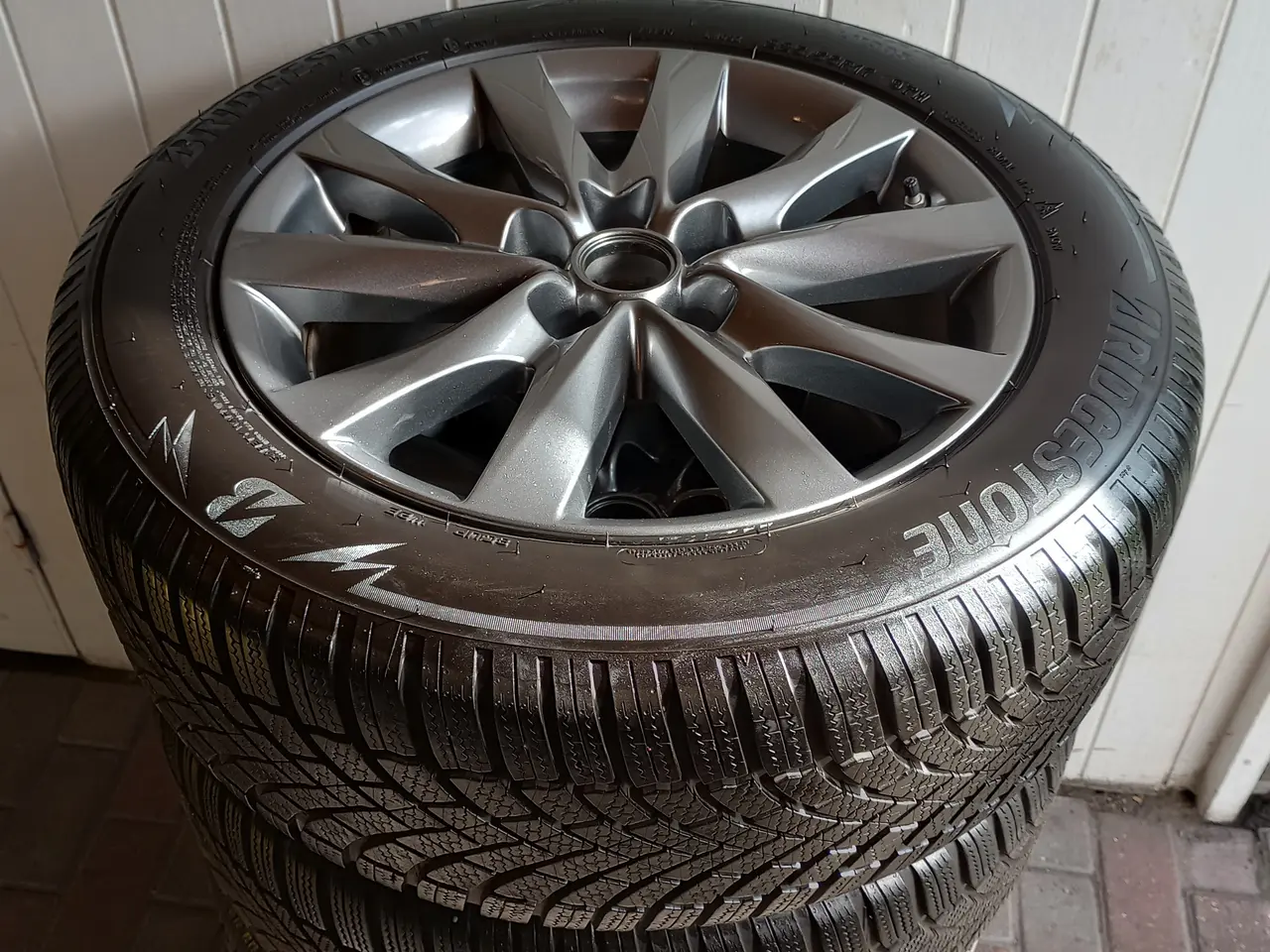 Billede 2 - Originale vinterhjul 17" Mazda, Tpms, Bridgestone