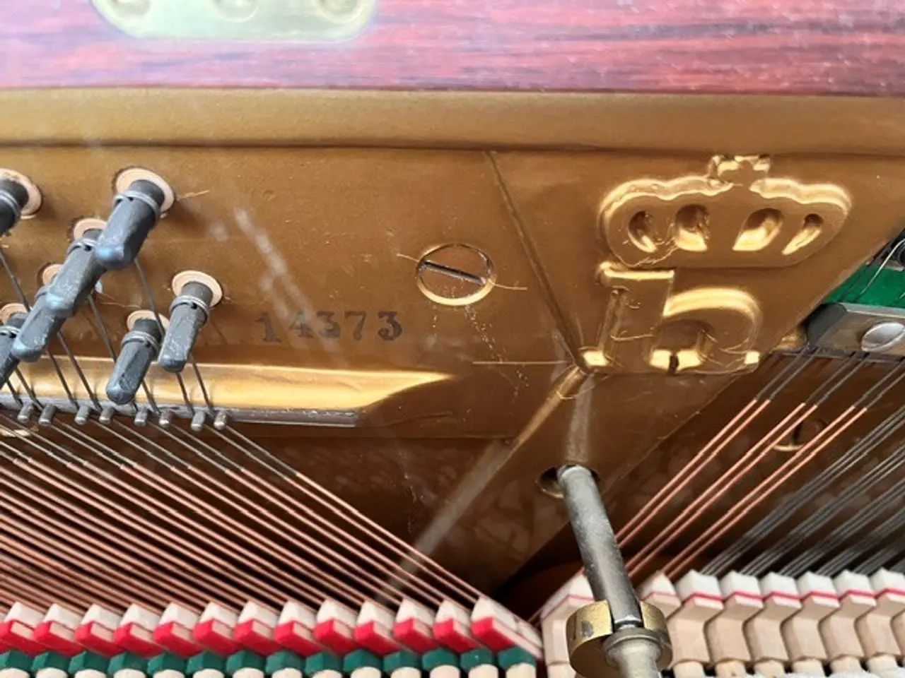 Billede 4 - Hindsberg klaver ca. 1966 i teakfiner