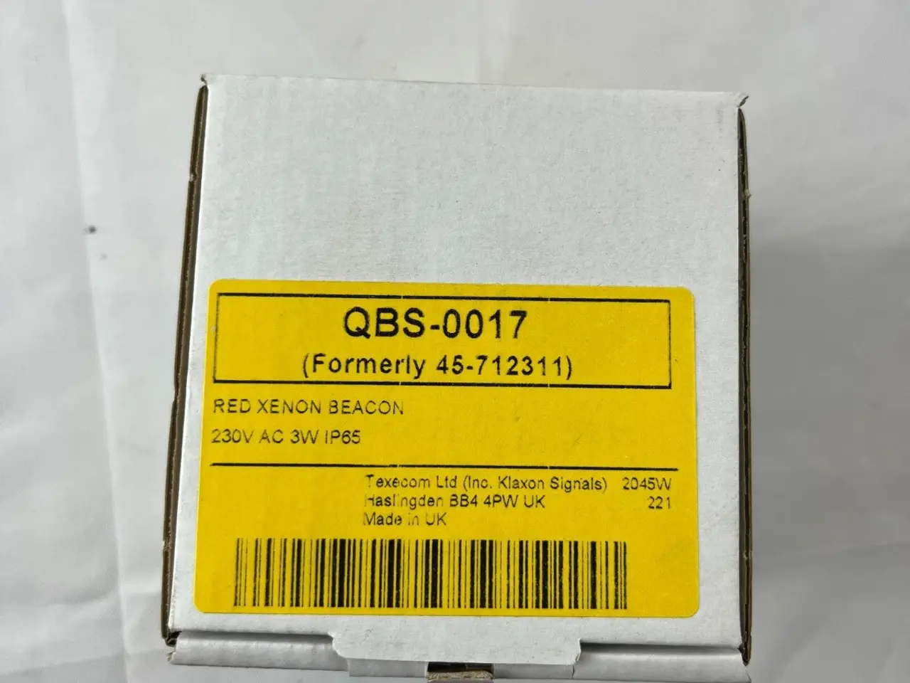 Billede 2 - Klaxon QBS-0017 Red Xenon Beacon 230V AC 3W IP65