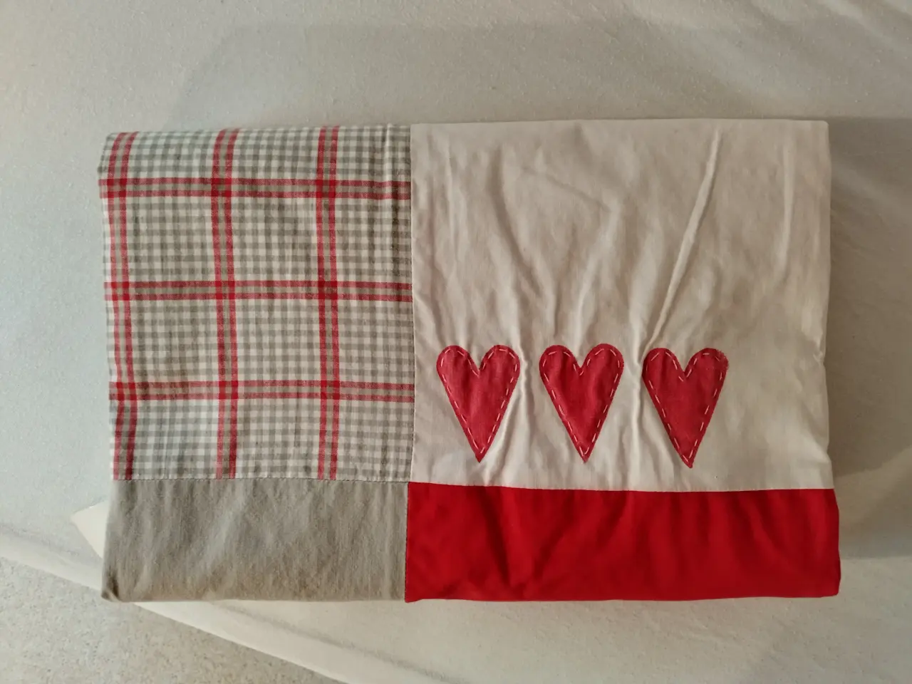 Billede 1 - Patchwork Jule Tæppe