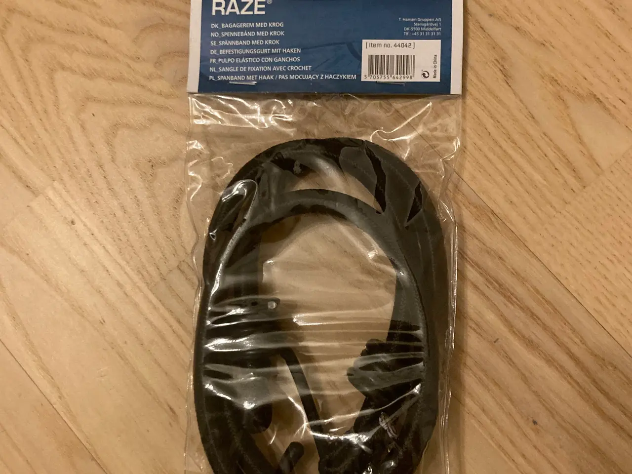 Billede 2 - 120 cm lang bagagerem med 2 kraftige kroge.