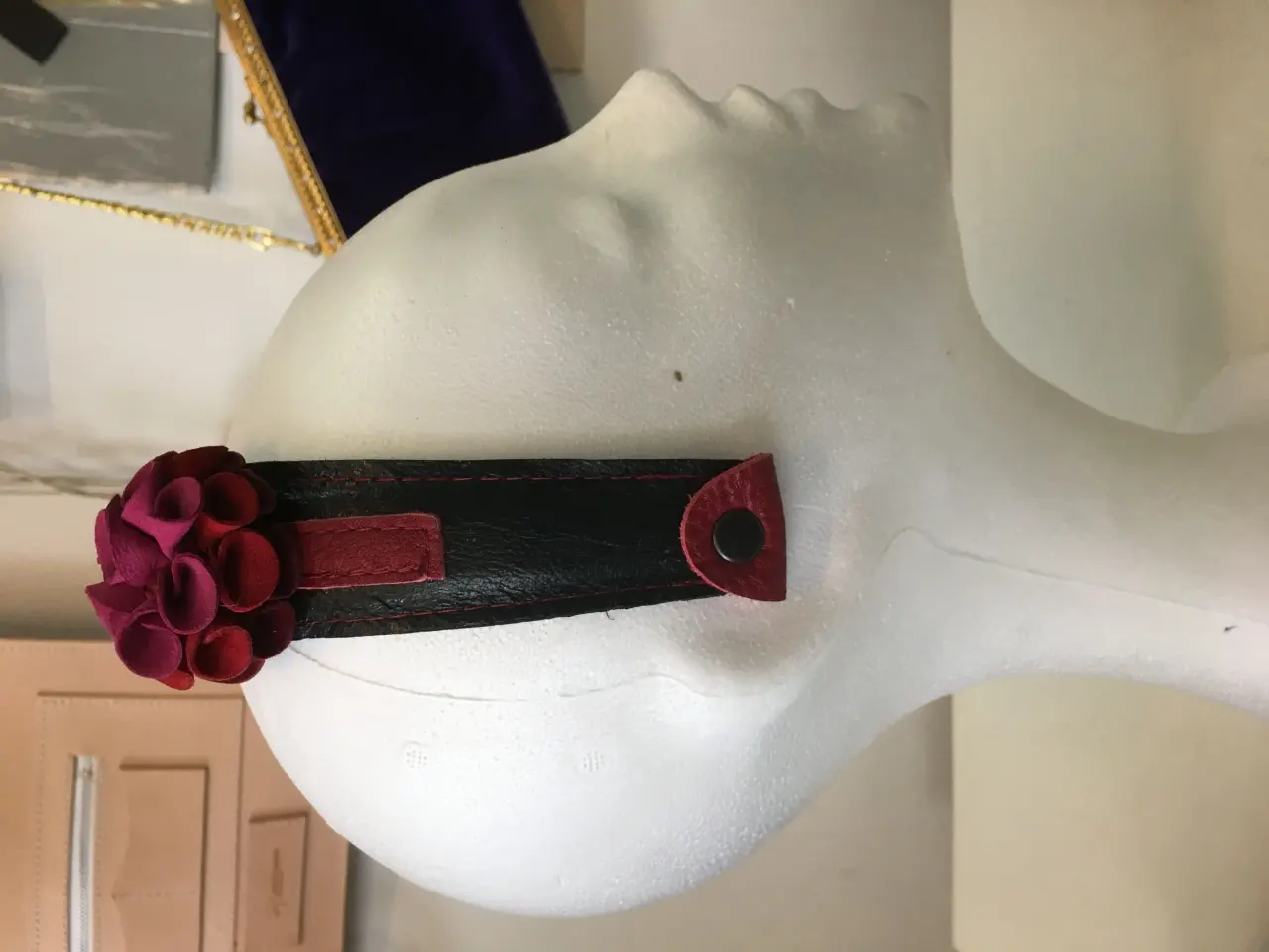 Billede 4 - Læderblomster 4 stk. for 50 kr.!
