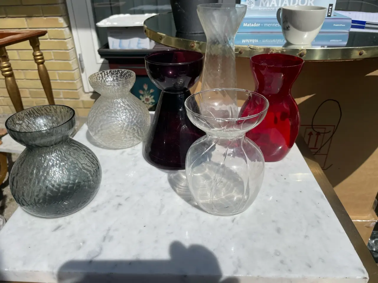 Billede 1 - Gamle hyasintglas