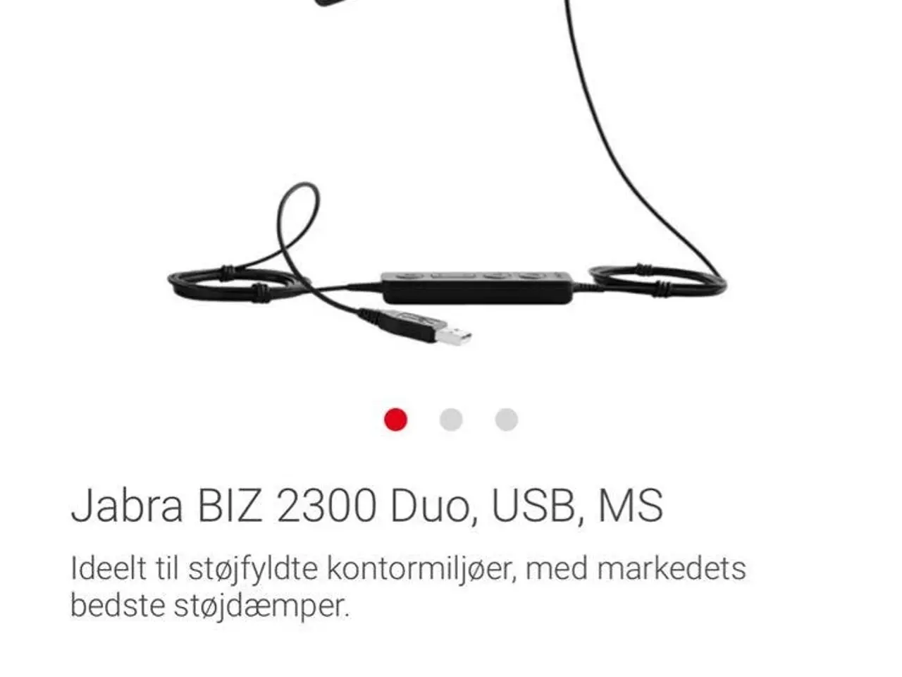 Billede 1 - Jabra BIZ 2300 headset