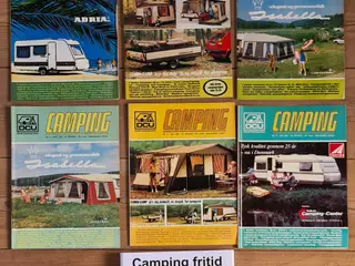 Camping Fritid 1985 sæt med 12 blade