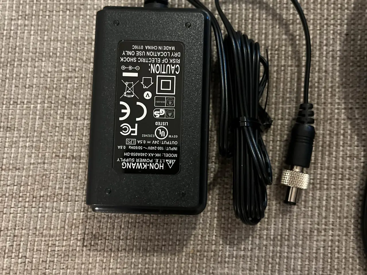 Billede 2 - Power supply 24V 0,5A 5,5mm