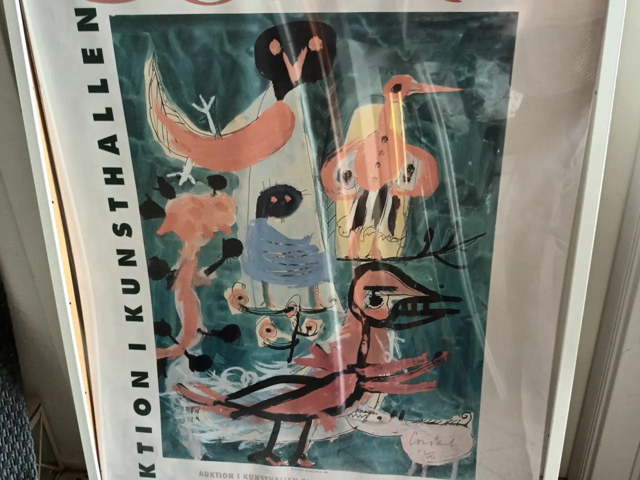 Billede 2 - FLOT LITOGRAFISK PLAKAT 72X102 AF ASGER JORN CONST