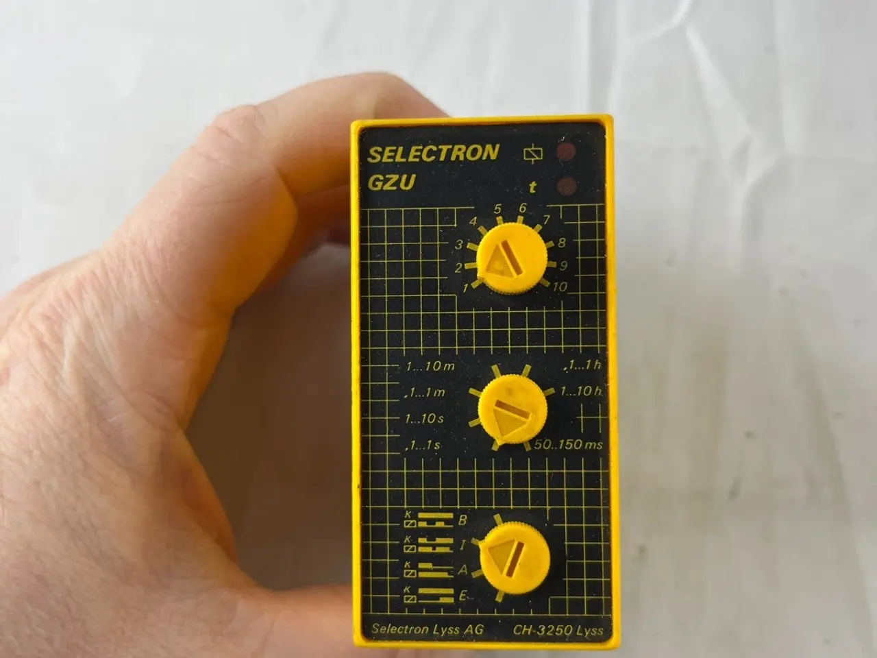 Billede 5 - Selectron GZU 30 Timer 12-48V 50ms-10h Delay relæ