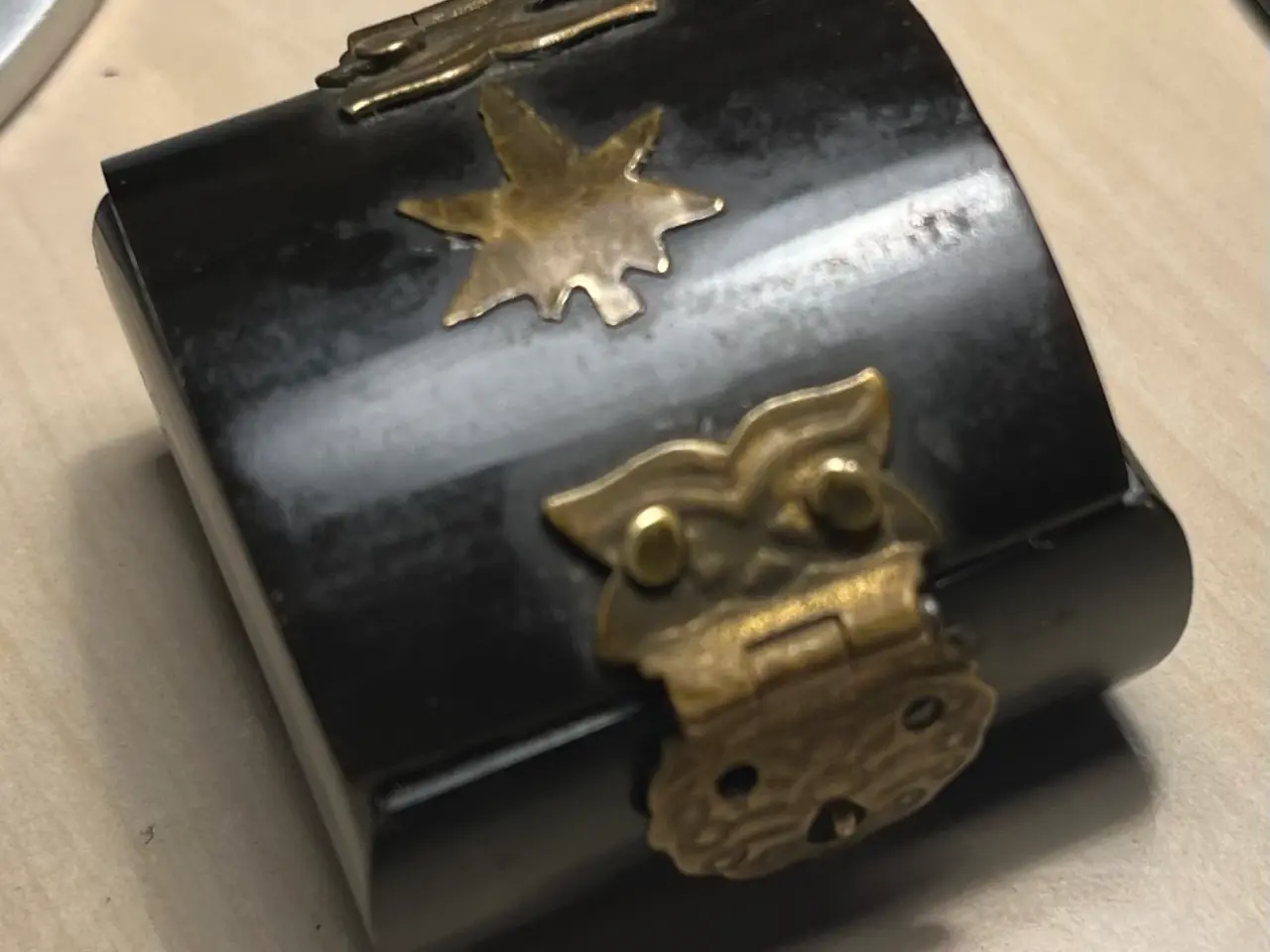 Billede 1 - Antikt/Vintage smykkeskrin - ring medfølger ikke