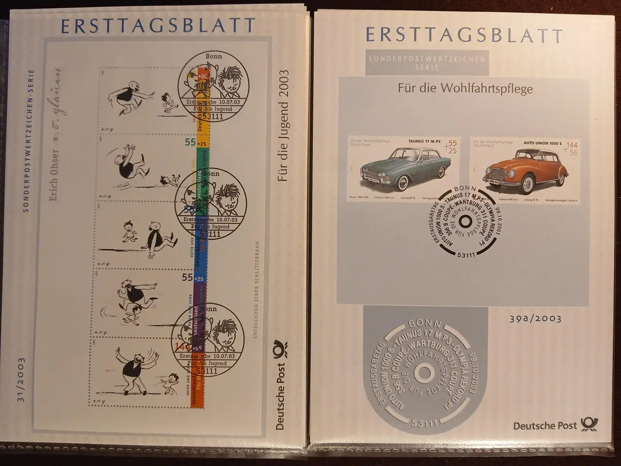 Billede 2 - Tyskland (507) Mere end 400 førstedagskort (ETB)