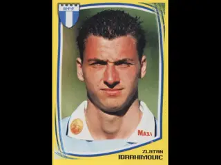 Zlatan Ibrahimovic Malmö FF Panini Fotboll 2000