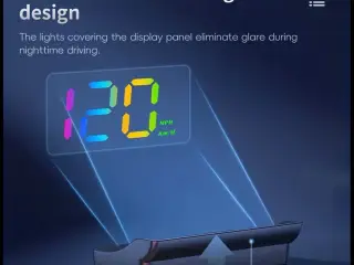 W1S Bil Head-Up Display (HUD) - Let at bruge, Plug