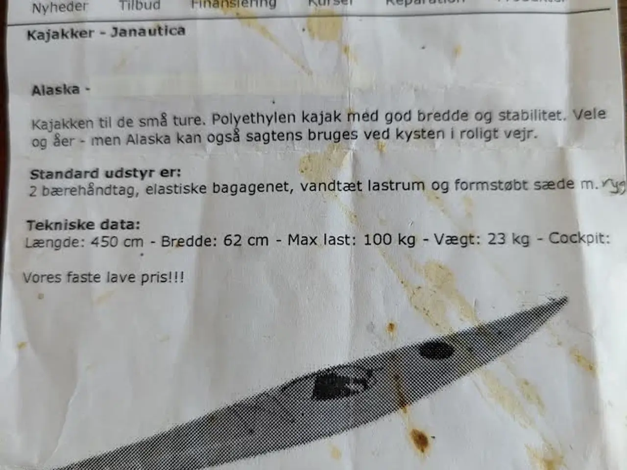 Billede 4 - 2 x Kajak i Polyethylen. SÆLGES SAMLET
