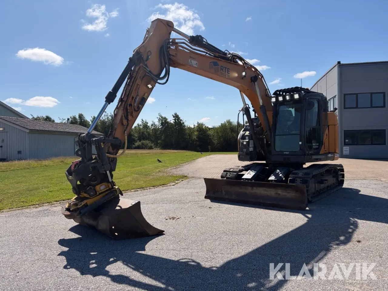 Billede 1 - Gravemaskine Case CX145D SR med Rototilt, 3D GPS, centralsmøring og tilbehør