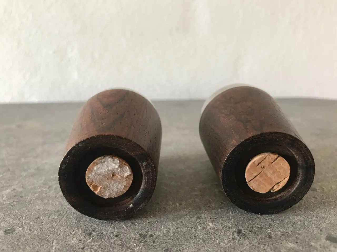 Billede 8 - Vintage salt og peber sæt i palisander