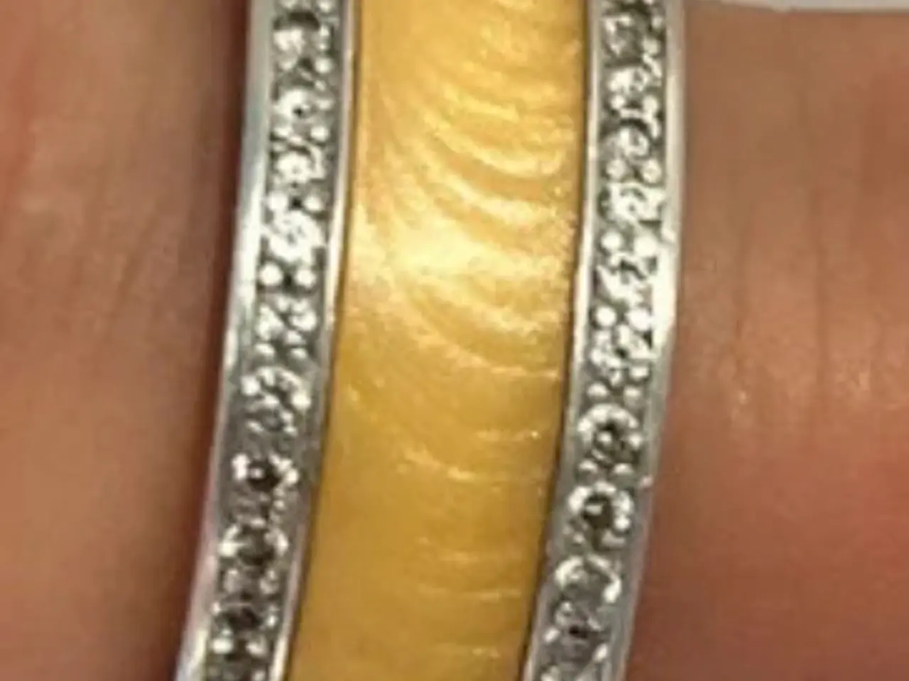 Billede 4 - Pandora ring i sølv med emalje og zirkonia sten