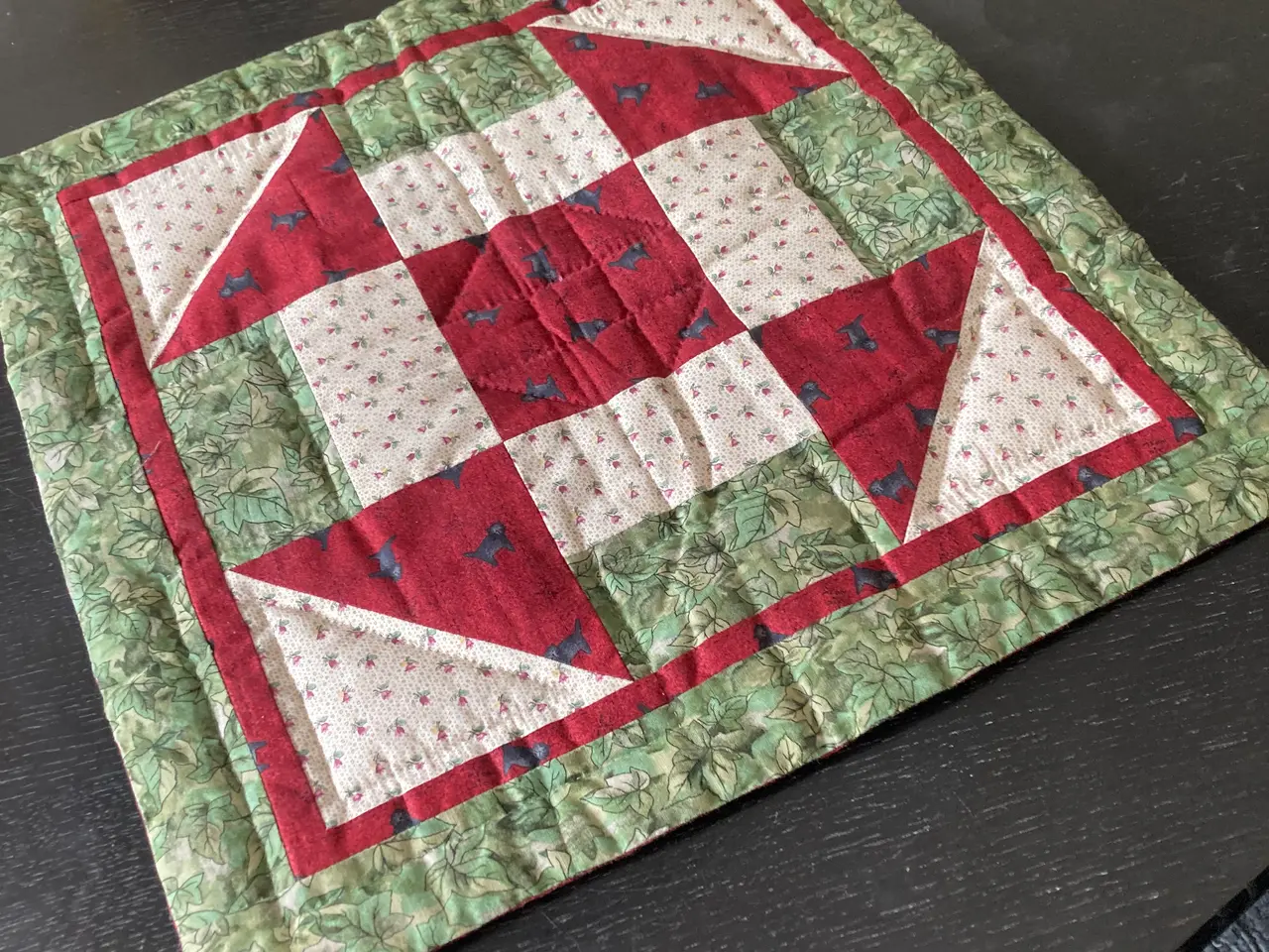 Billede 1 - Lysedug / Patchwork dug