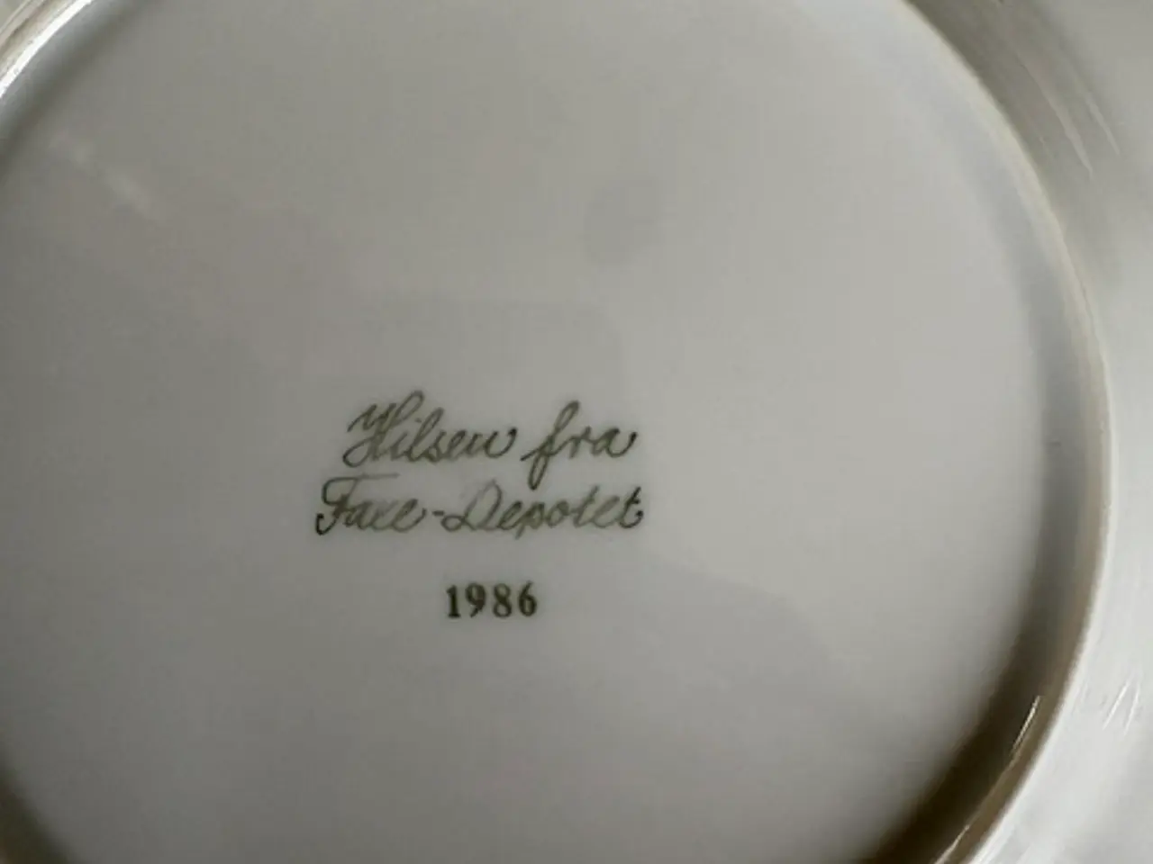 Billede 9 - 11 Flora Danica tallerkener med botaniske motiver