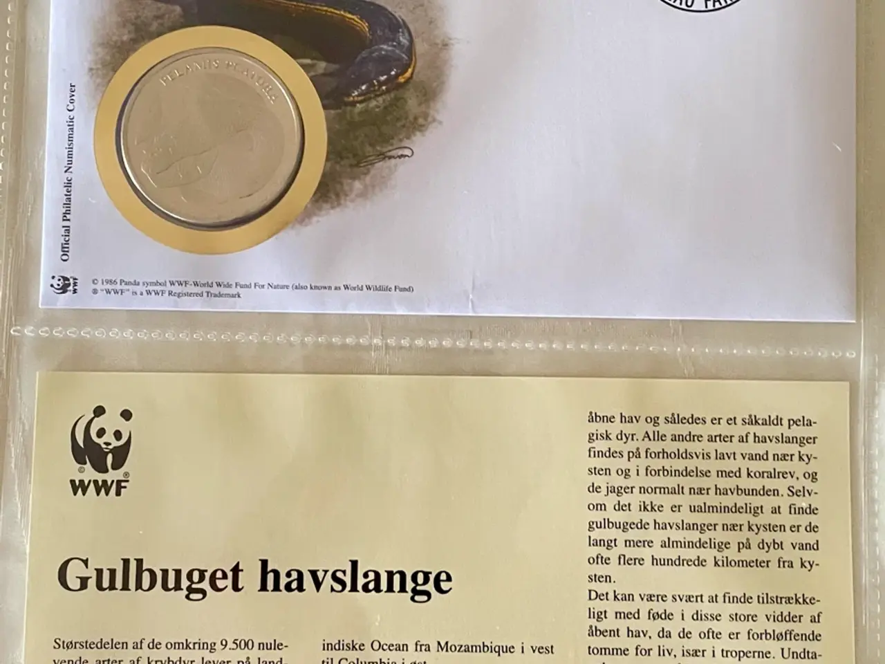 Billede 5 - 12 WWF møntbreve i samlemappe (sæt 2)
