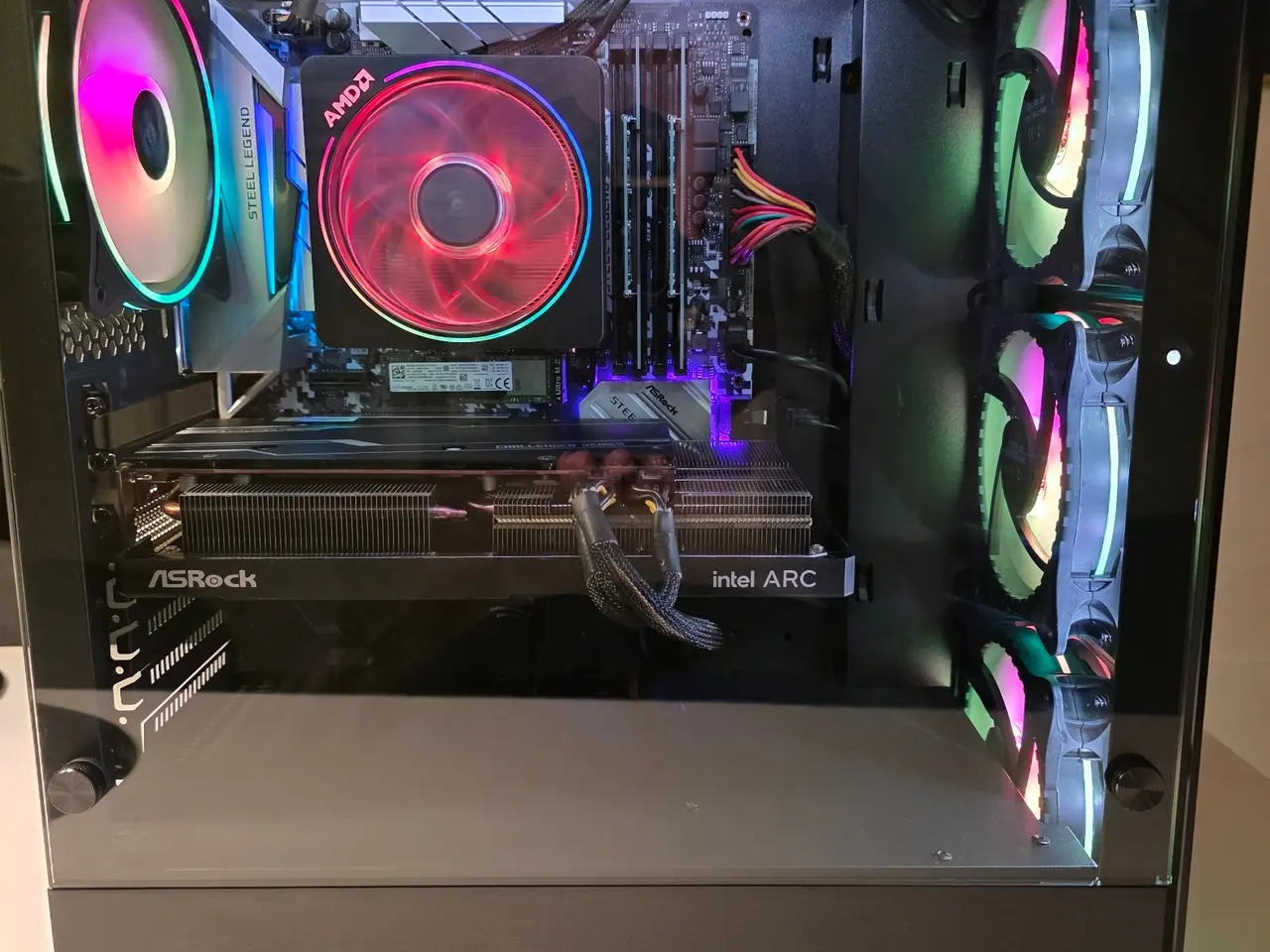 Billede 4 - Ryzen 5 Arc A750 Gaming PC Setup med Tilbehør