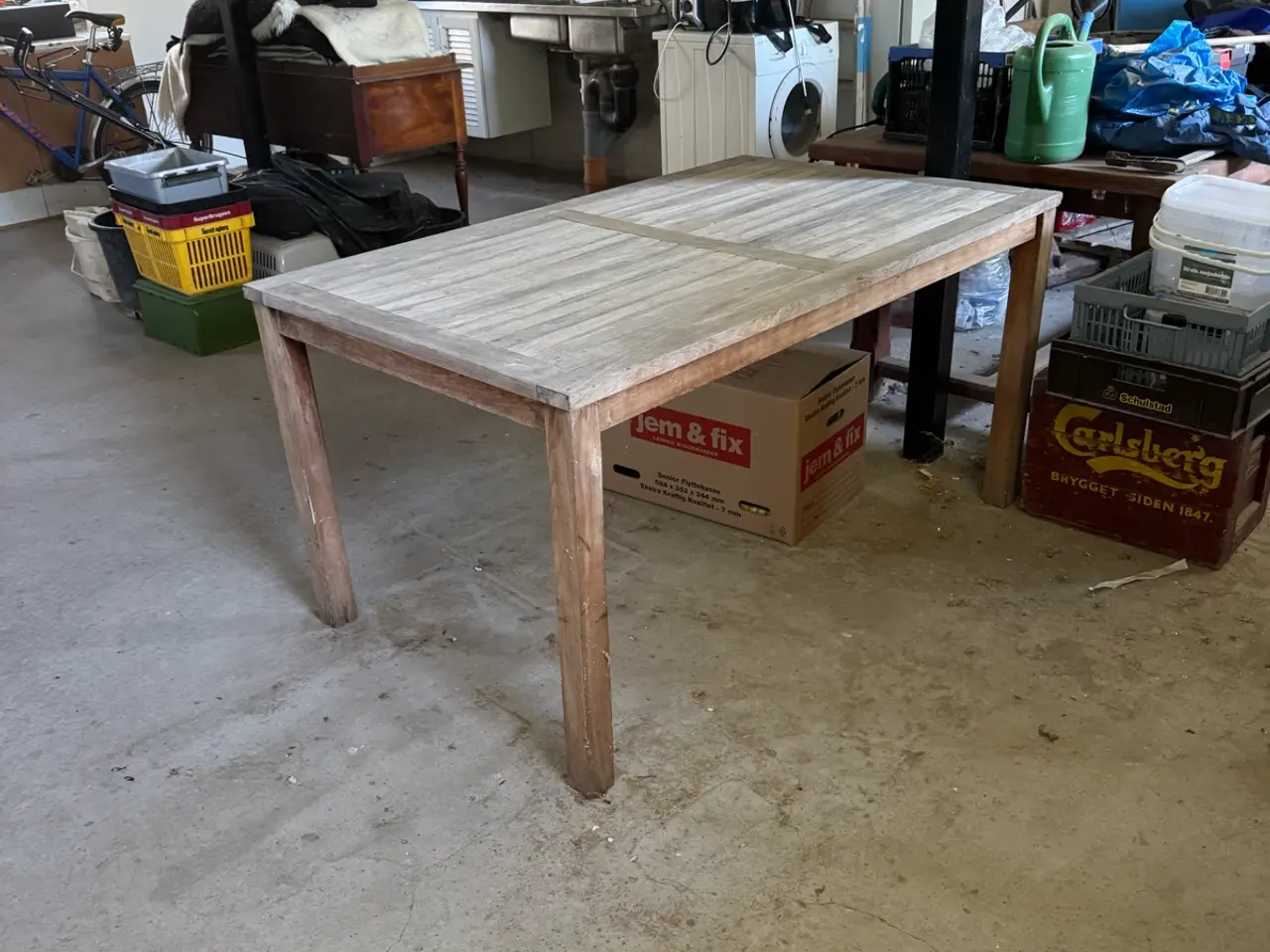 Billede 1 - Havebord i Teaktræ