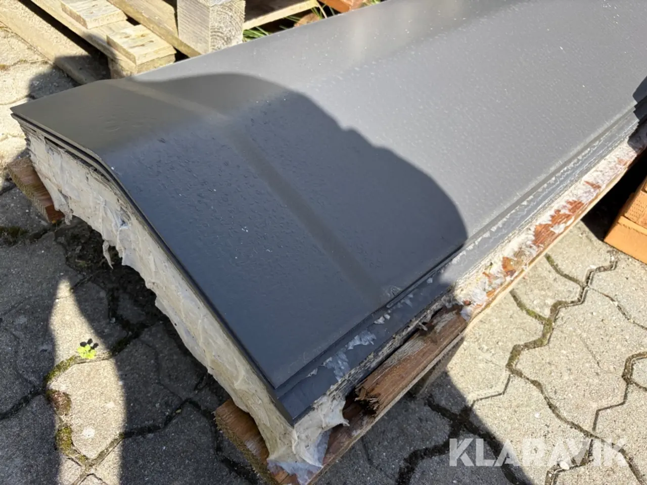 Billede 3 - Tagplader fibercement B7 med rygningsplader 99 dele