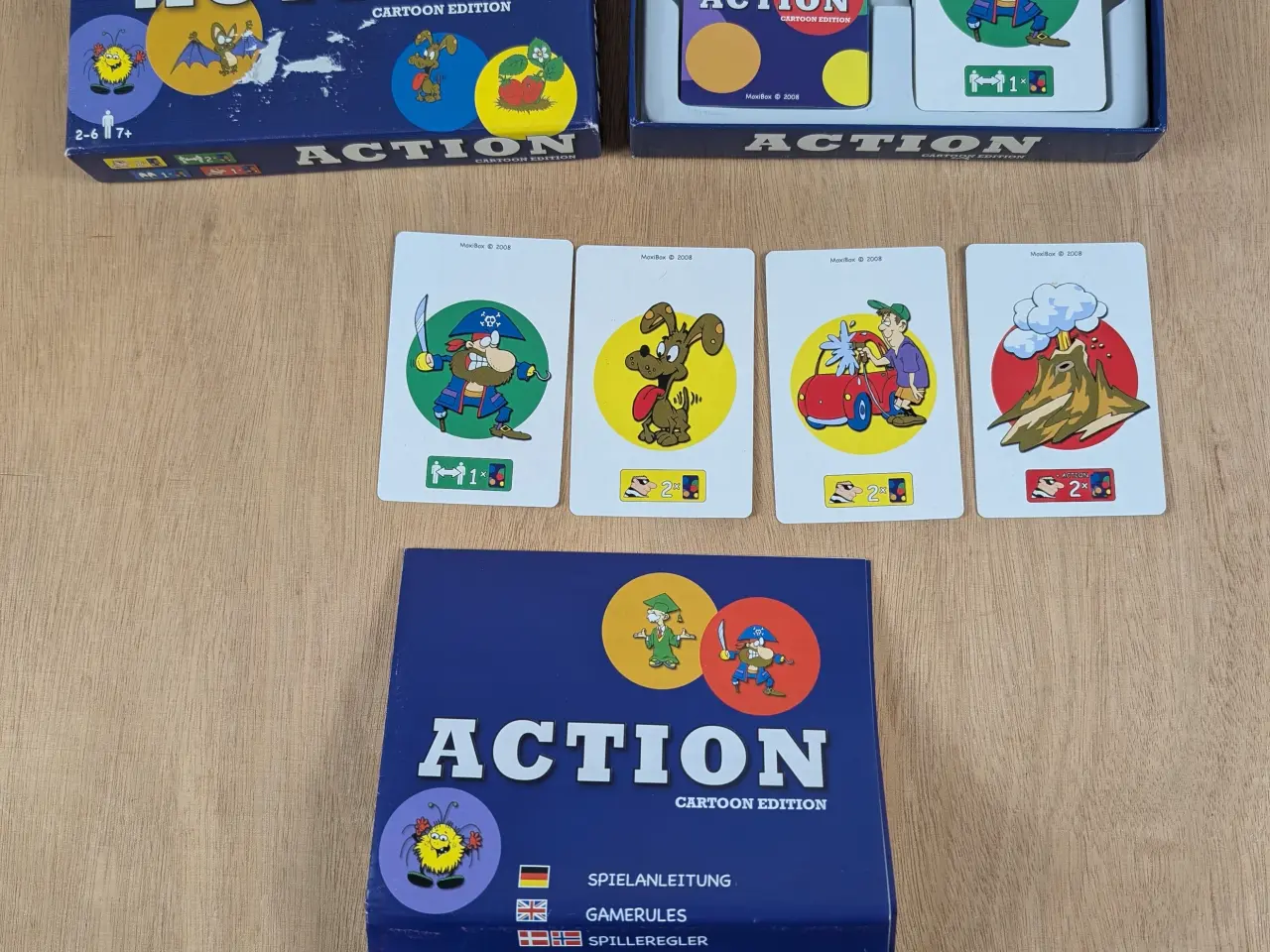 Billede 1 - MaxiBoo Action Cartoon Edition - Kortspil