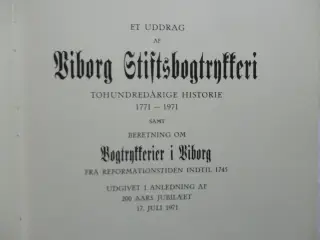 Viborg Stifts Bogtrykkeri :