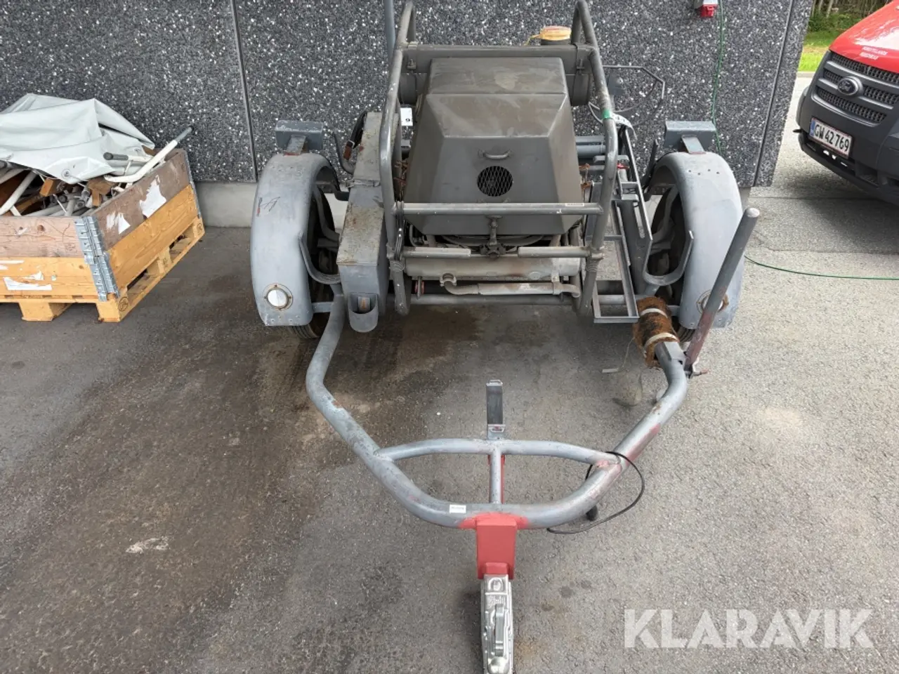 Billede 7 - Vandforsyningsenhed / brandpumpe på trailer DVI BS12/8-1 1200 bobbel motor