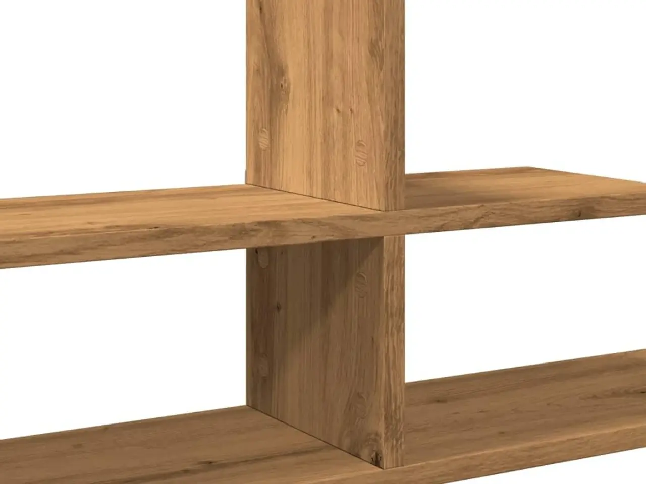 Billede 7 - Væghylde 124,5×18×60,5 cm - konstrueret træ, egetræsfarve