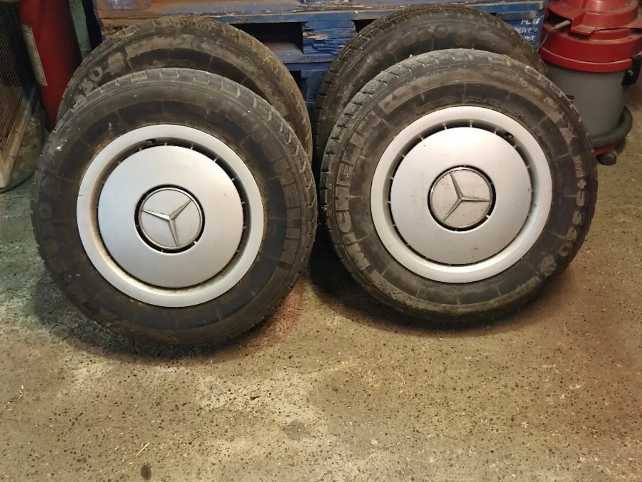 Billede 1 - VINTERHJUL 7" FÆLG MERCEDES 126