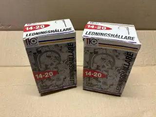 2 kasser kabelklips størrelse 10-14