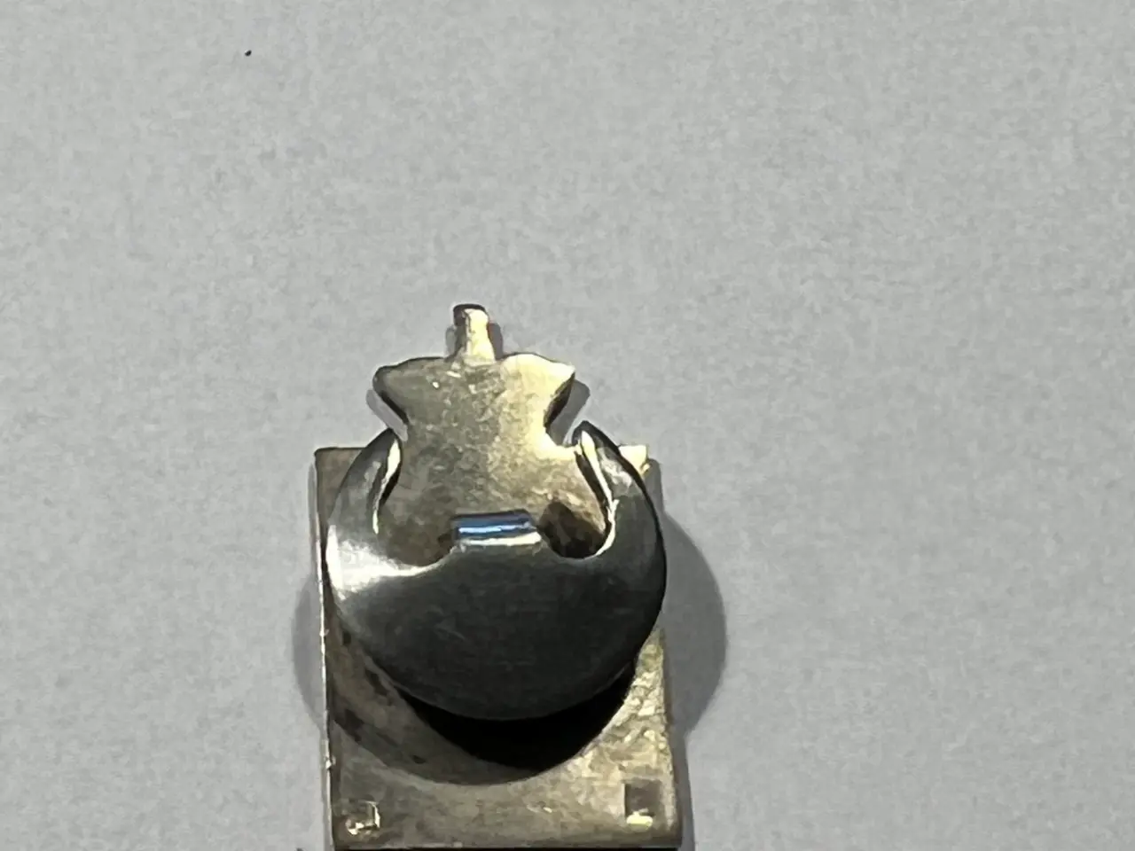Billede 2 - Chr X clips til at sætte i knaphul af Georg Jensen