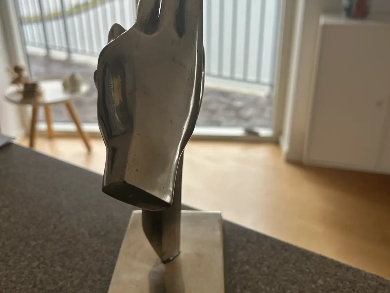 Billede 2 - Marco Evaristti skulptur i forsølvet bronze