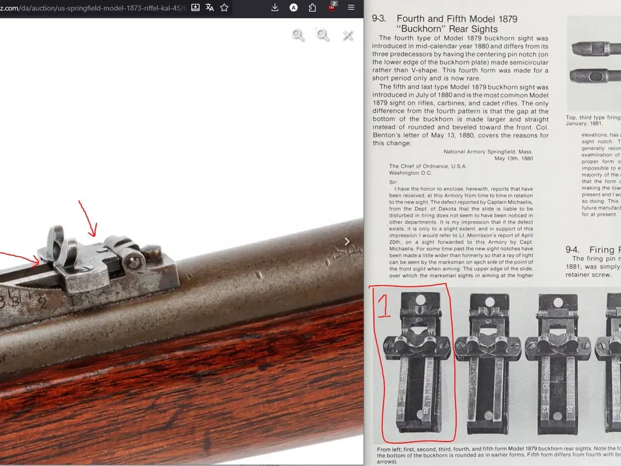 Billede 10 - U.S. Springfield Trapdoor 1873 i kaliber .45-70 