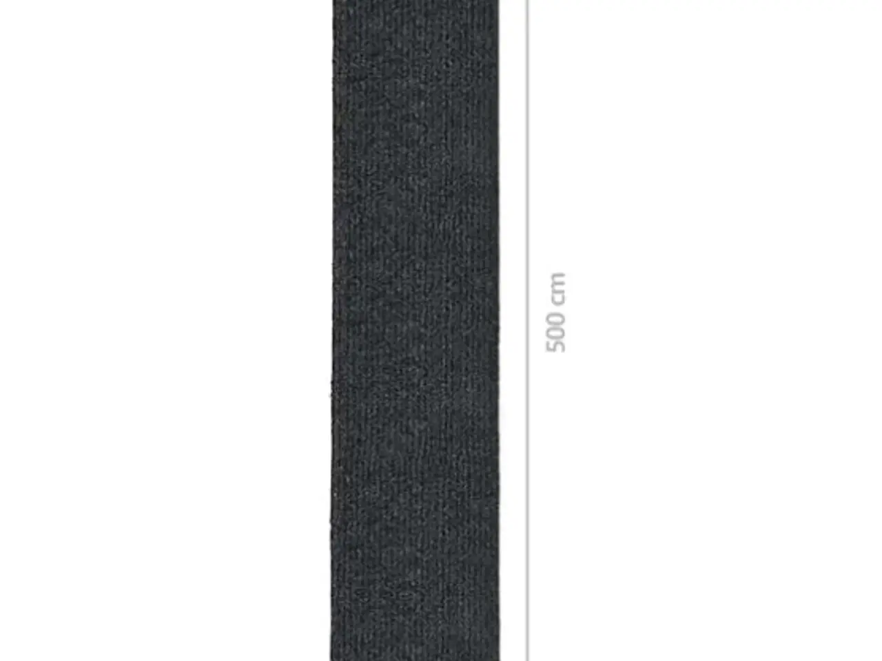 Billede 1 - Snavsbestandig tæppeløber 100×500 cm - antracitgrå