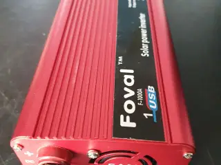 Omformer/ Inverter 12v til 110-120v (2000w/1000w).