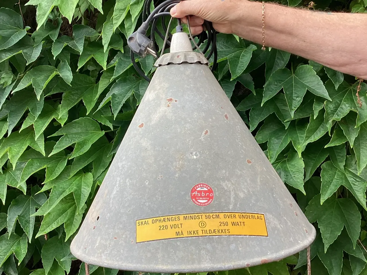 Billede 1 - ASBRO zink lampe “kyllinglampe”