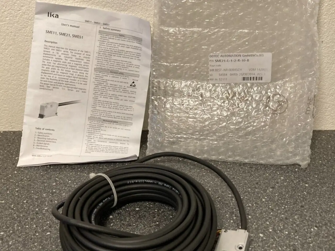 Billede 1 - Lika SME21-L-1-2-R-10-B Magnetic Encoder Sensor,