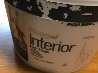 1,5 liter mørkegrå interiør malling 