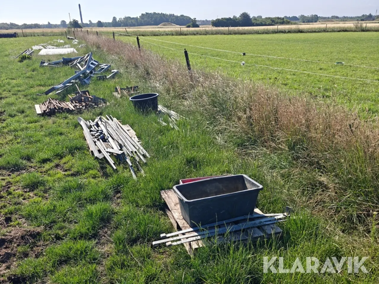 Billede 10 - Teltlade uden dug 36x12 Meter Nedtaget