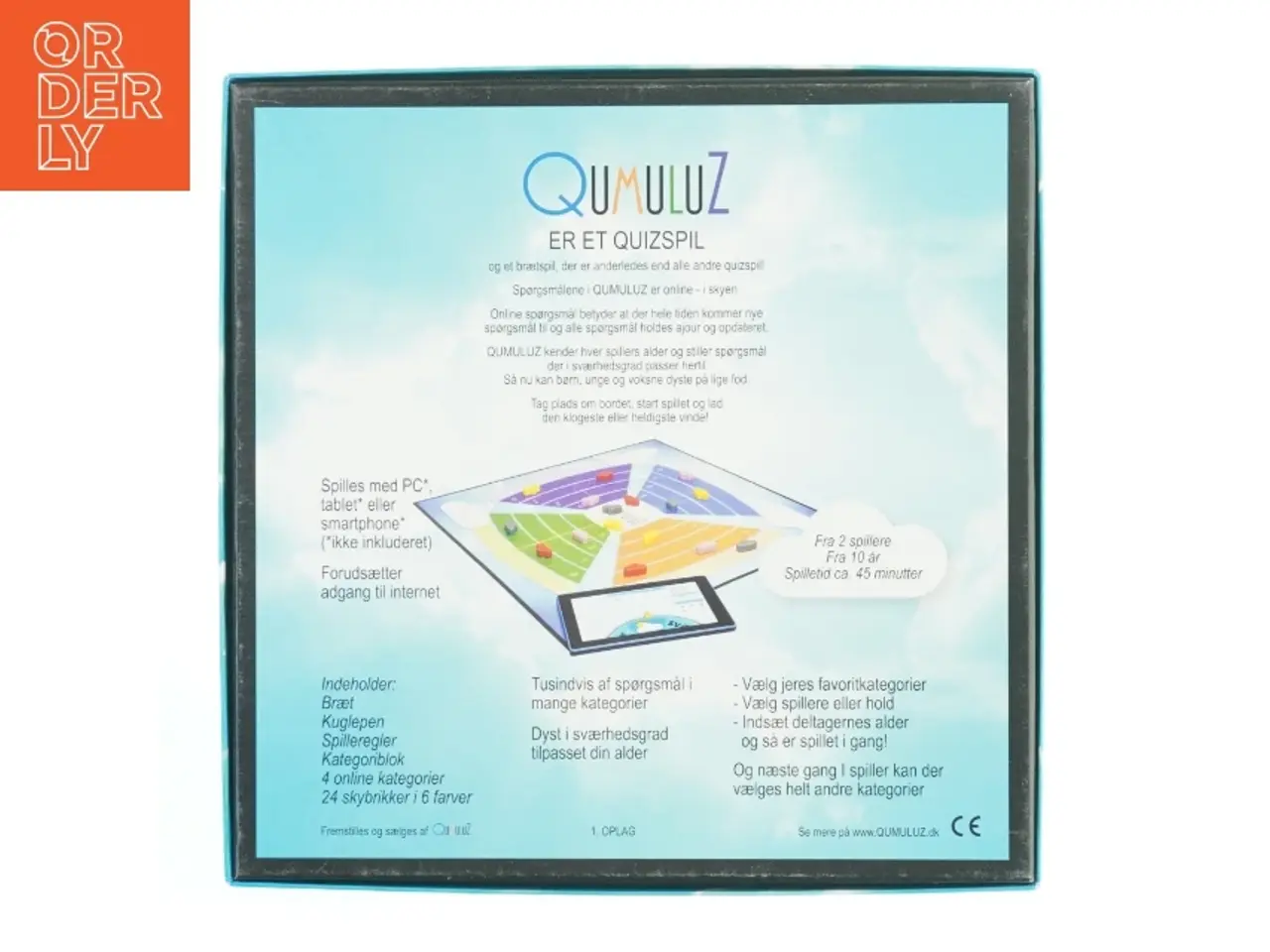 Billede 2 - Qumuluz brætspil fra Qumuluz (str. 27 x 27 cm)