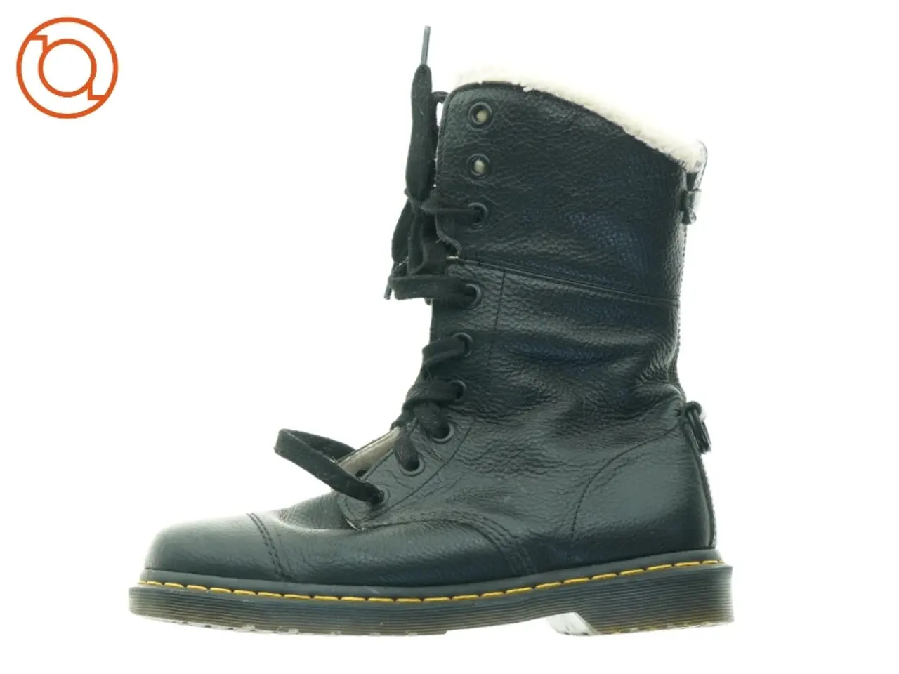 Billede 1 - Dr. Martens Aimilita Sort læderstøvler med foer (str. 42)