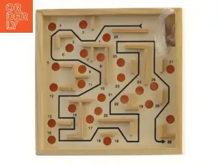 Træ labyrint spil (str. 16x16 cm)
